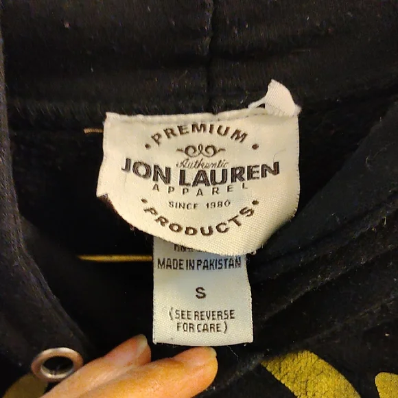 Black and Gold Owl Graphic Hoodie - Picture 2 of 5